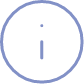 Illustrazione di una "i" all'interno di un cerchio per accedere alla sezione 'Informazioni Utili' di Eurofins Genoma per privati e pazienti.
